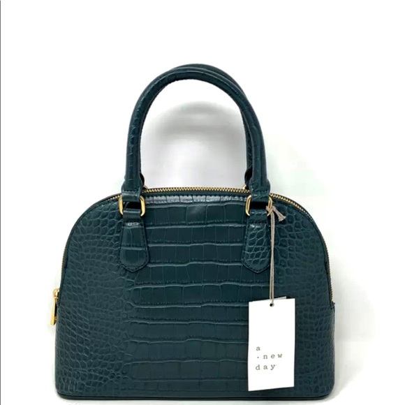 A new day Green Satchel handbag - Picture 4 of 4